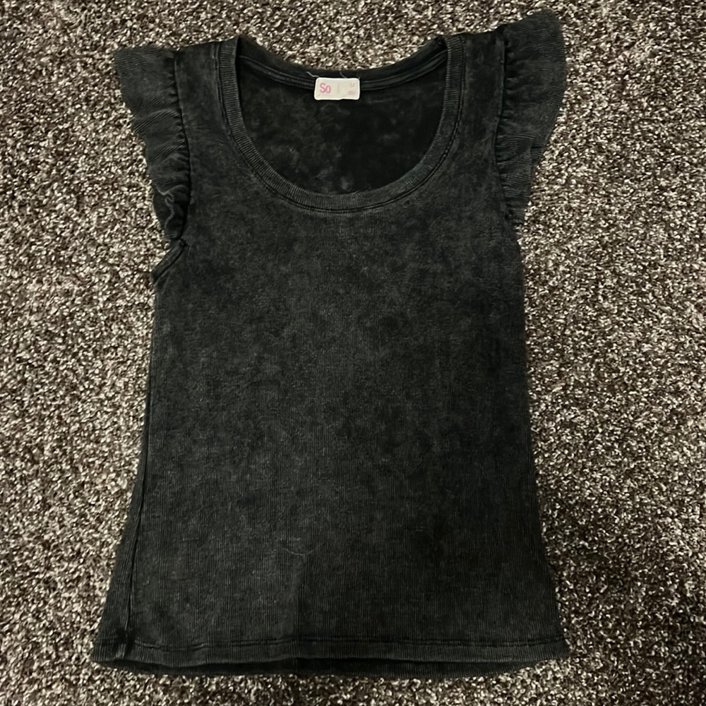 Distress black tank